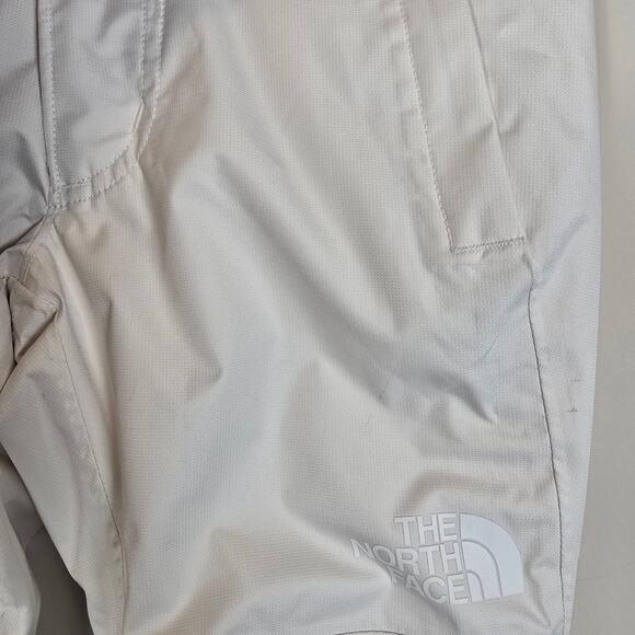 The North Face Girls Size XS/6 Freedom Insulated Snow Pants White Dune Snowboard - Picture 3 of 5